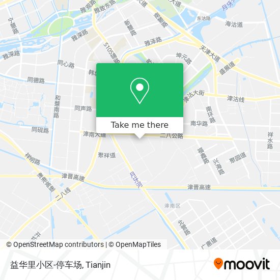 益华里小区-停车场 map