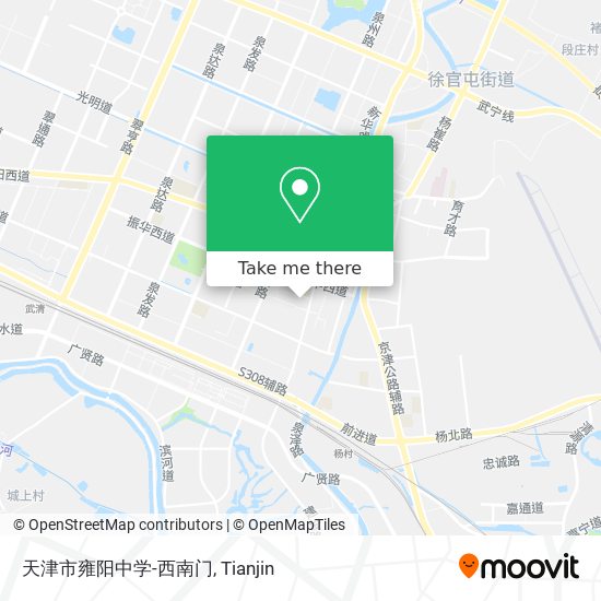 天津市雍阳中学-西南门 map