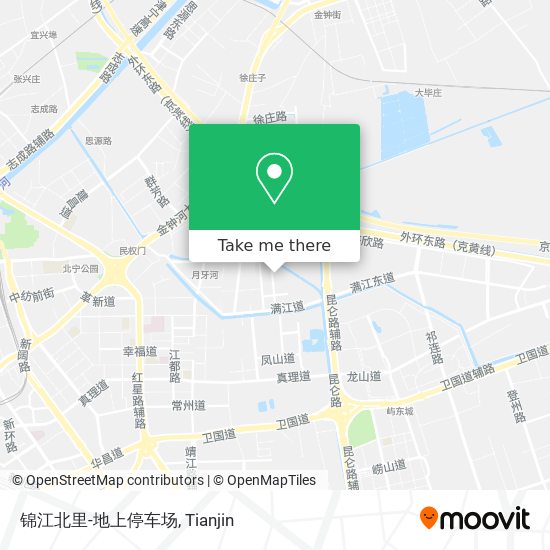 锦江北里-地上停车场 map
