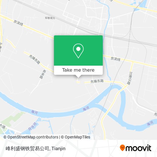 峰利盛钢铁贸易公司 map