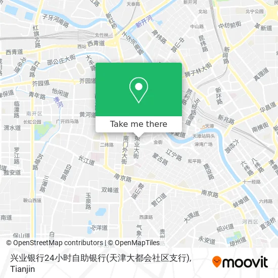 兴业银行24小时自助银行(天津大都会社区支行) map