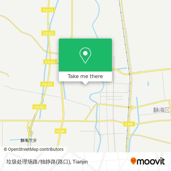 垃圾处理场路/独静路(路口) map