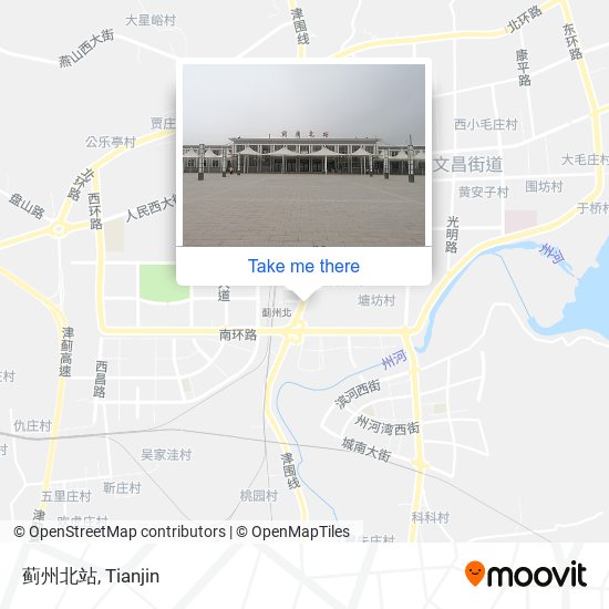 蓟州北站 map