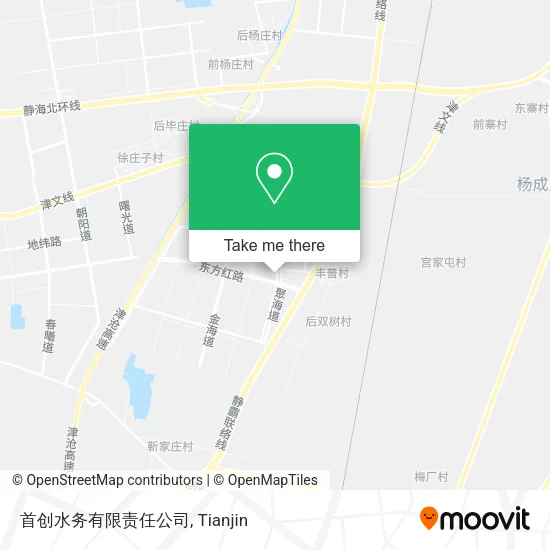 首创水务有限责任公司 map