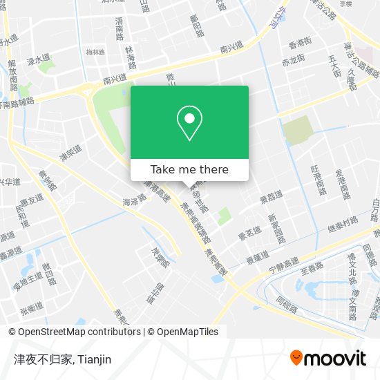 津夜不归家 map
