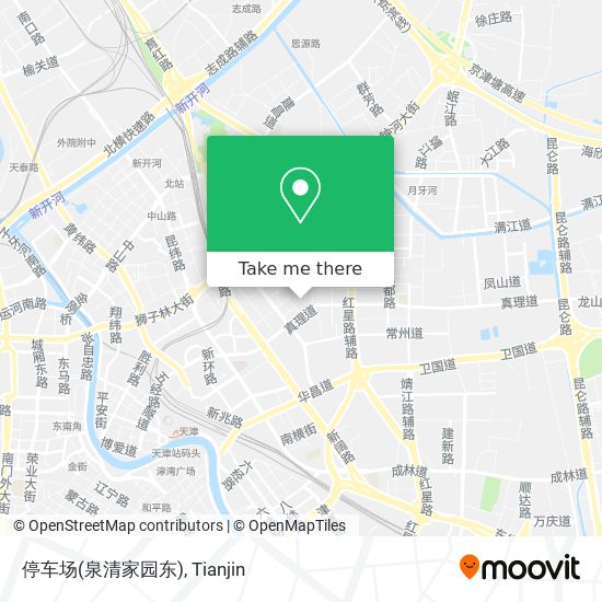 停车场(泉清家园东) map