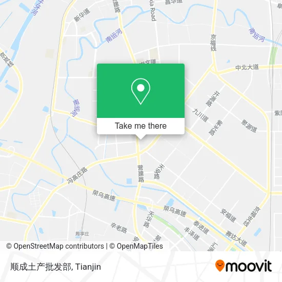 顺成土产批发部 map