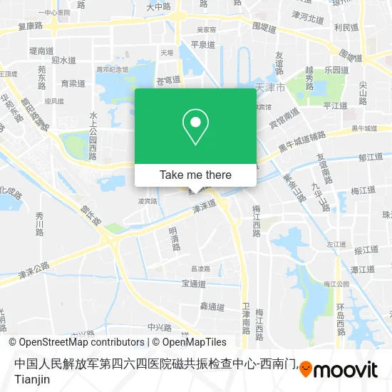 中国人民解放军第四六四医院磁共振检查中心-西南门 map
