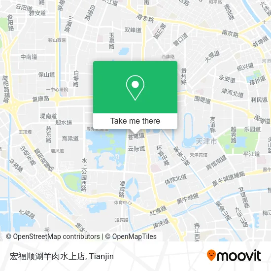 宏福顺涮羊肉水上店 map