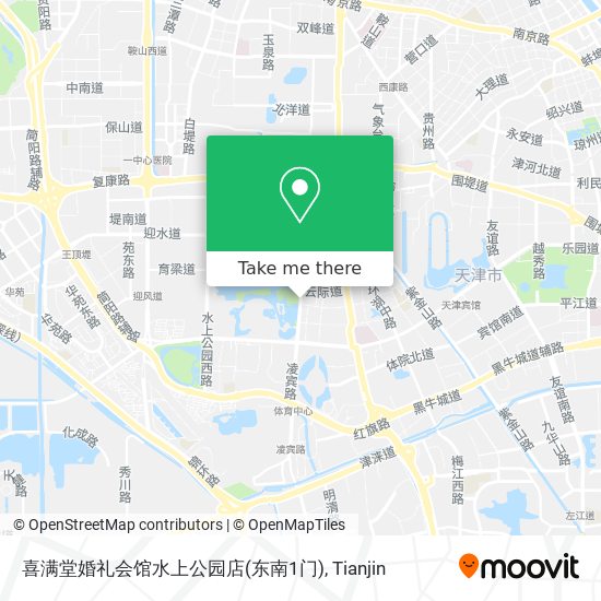 喜满堂婚礼会馆水上公园店(东南1门) map