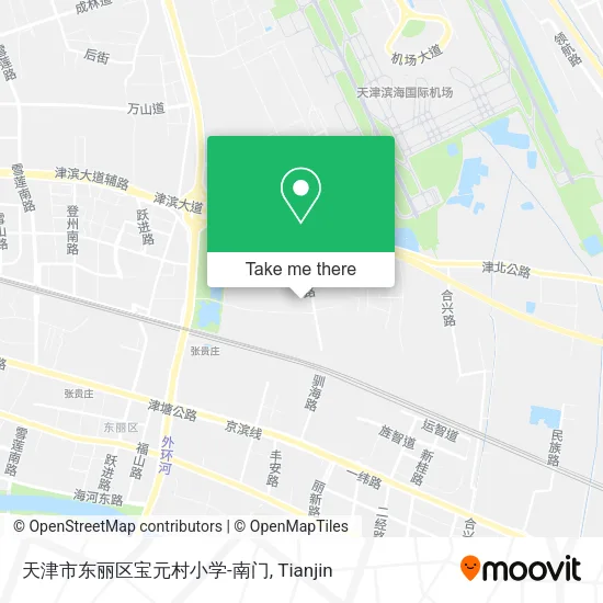 天津市东丽区宝元村小学-南门 map
