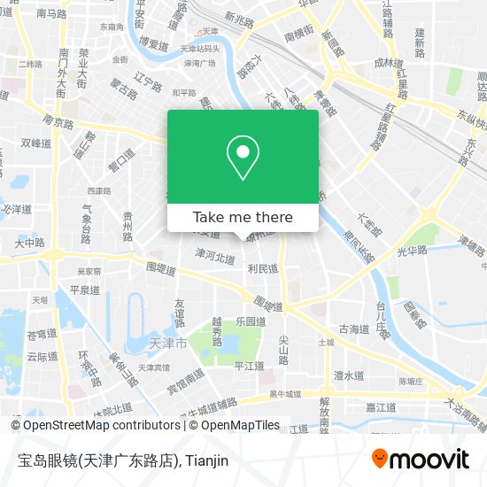 宝岛眼镜(天津广东路店) map