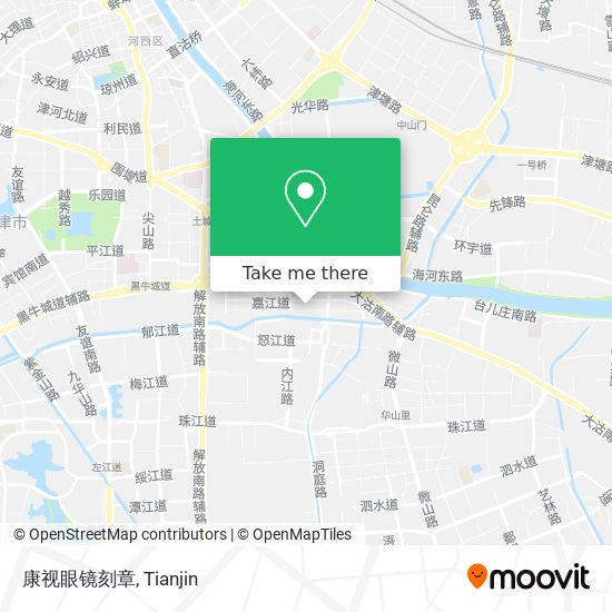 康视眼镜刻章 map