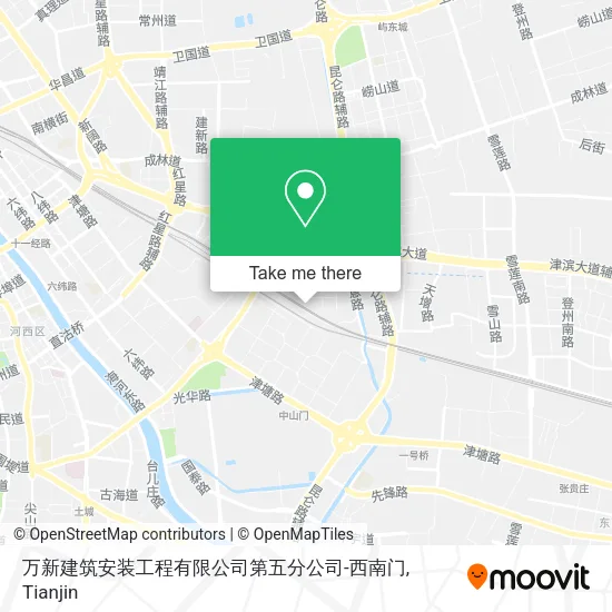 万新建筑安装工程有限公司第五分公司-西南门 map