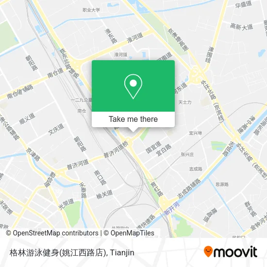 格林游泳健身(姚江西路店) map