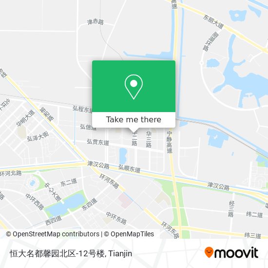 恒大名都馨园北区-12号楼 map