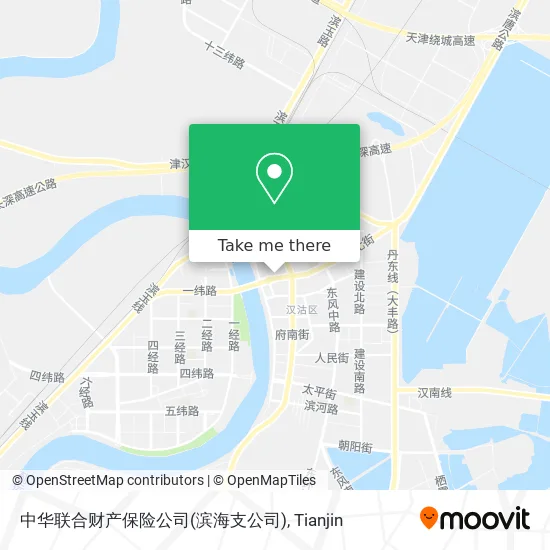 中华联合财产保险公司(滨海支公司) map