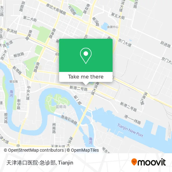 天津港口医院-急诊部 map