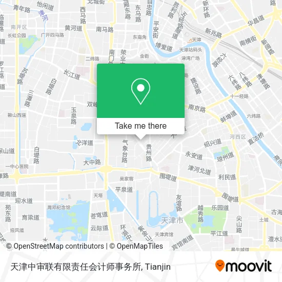 天津中审联有限责任会计师事务所 map