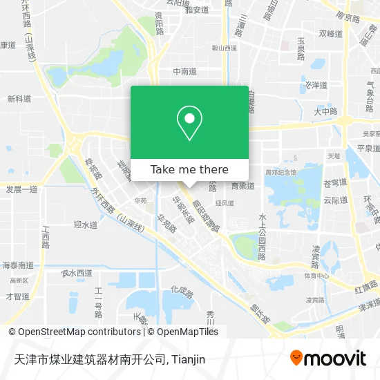 天津市煤业建筑器材南开公司 map