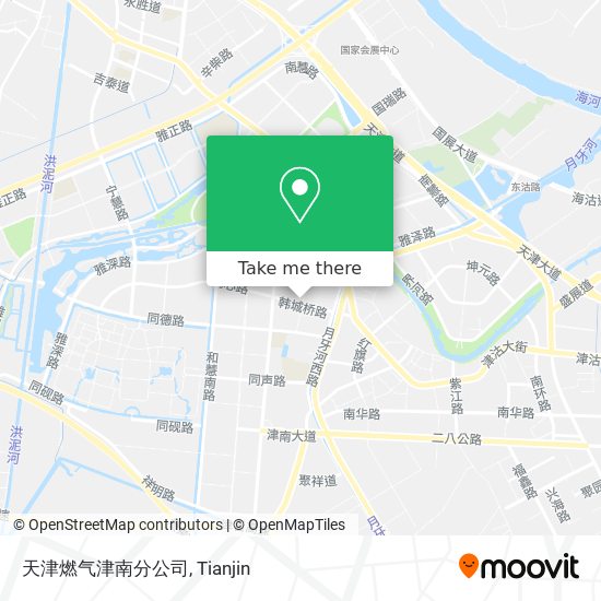 天津燃气津南分公司 map