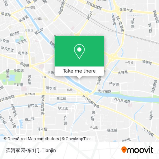 滨河家园-东1门 map