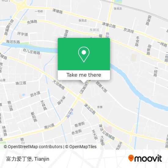富力爱丁堡 map