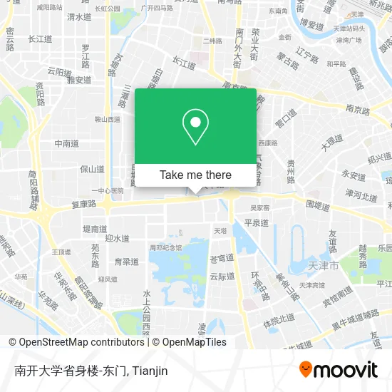 南开大学省身楼-东门 map