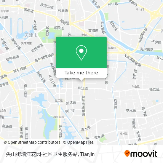 尖山街瑞江花园-社区卫生服务站 map