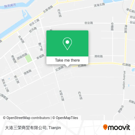 大港三荣商贸有限公司 map
