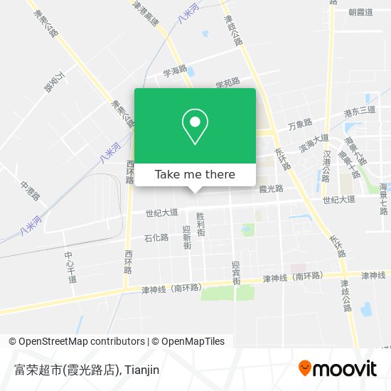 富荣超市(霞光路店) map