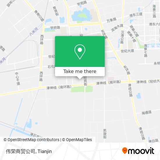 伟荣商贸公司 map