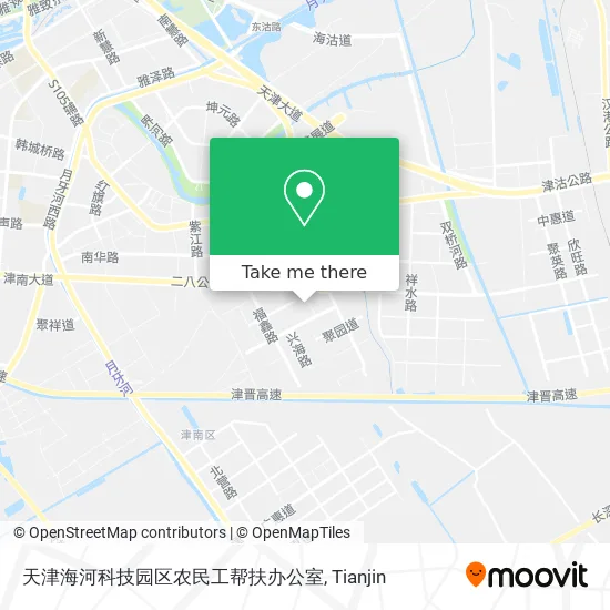 天津海河科技园区农民工帮扶办公室 map