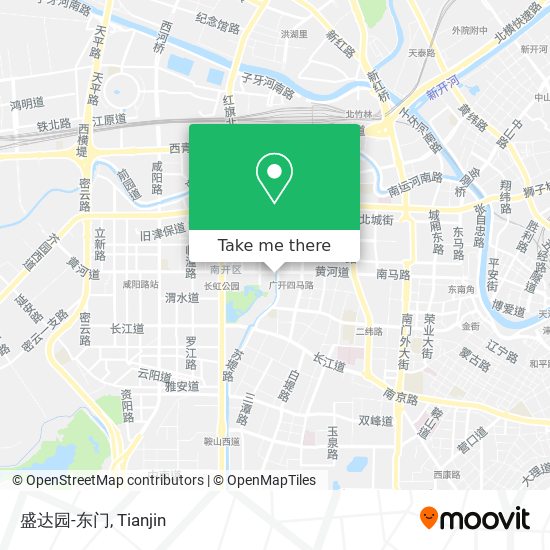 盛达园-东门 map