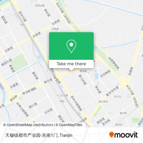 天穆镇都市产业园-东南1门 map