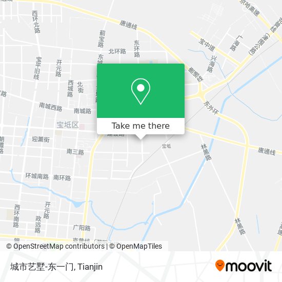 城市艺墅-东一门 map