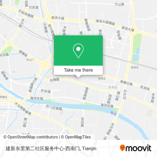 建新东里第二社区服务中心-西南门 map