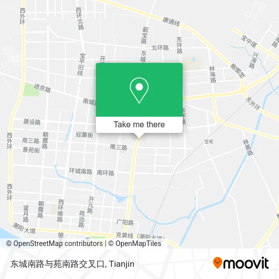 东城南路与苑南路交叉口 map