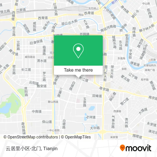 云居里小区-北门 map