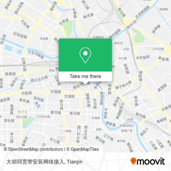 大胡同宽带安装网络接入 map