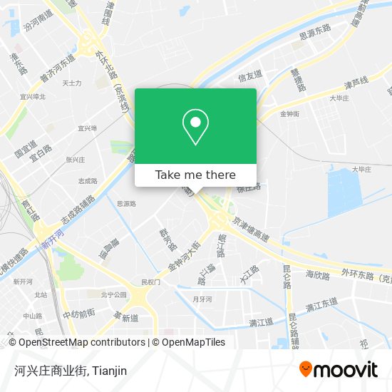 河兴庄商业街 map