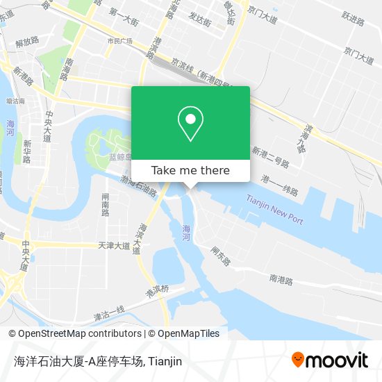 海洋石油大厦-A座停车场 map