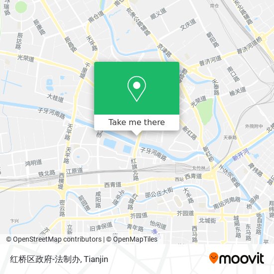 红桥区政府-法制办 map