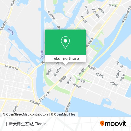 中新天津生态城 map
