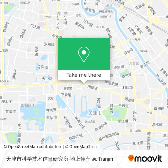 天津市科学技术信息研究所-地上停车场 map