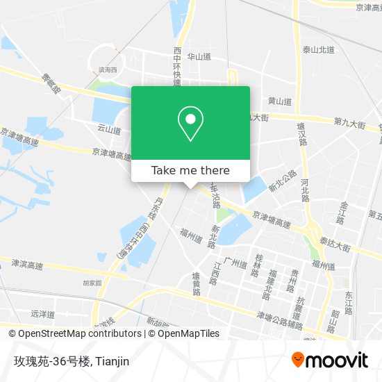 玫瑰苑-36号楼 map