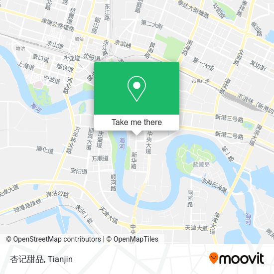杏记甜品 map