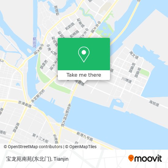 宝龙苑南苑(东北门) map