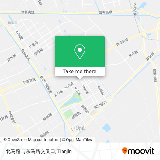 北马路与东马路交叉口 map