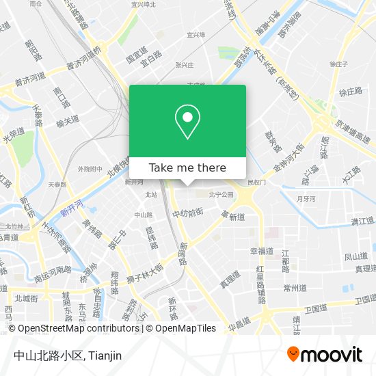 中山北路小区 map